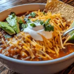 Thick and Hearty Taco Soup Recipe – Final Dish